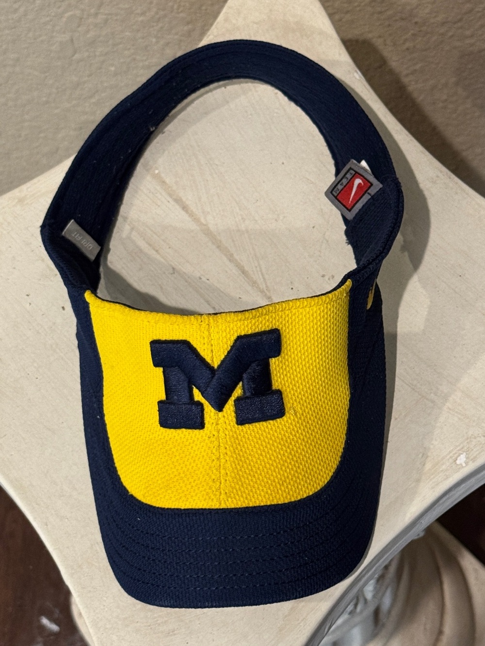 University of Michigan Visor - Yellow and Navy